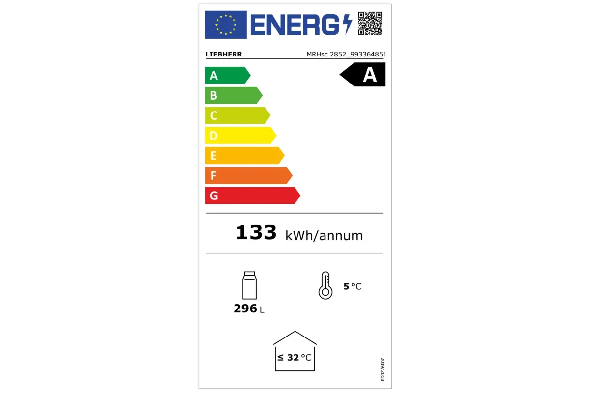 Chłodziarka skrzyniowa przeszklona 296 l 82,5x104,5x68cm Liebherr MRHsc 2852