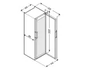 Witryna chłodnicza z chłodzeniem obiegowym Black 441 l 202,7x60x69,6 cm Liebherr FKDv 4523