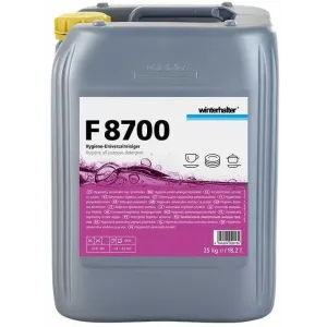 Winterhalter F8700 – uniwersalny detergent higieniczny do zmywarek przemysłowych, do twardej wody, 12 kg