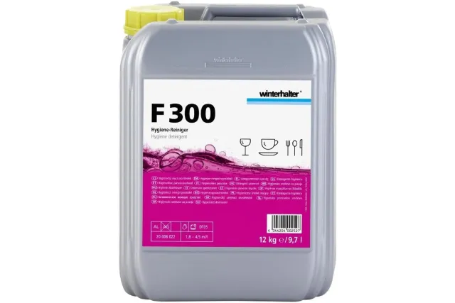 Winterhalter F300 – detergent bistro do zmywarek przemysłowych, aktywny chlor, 12 kg