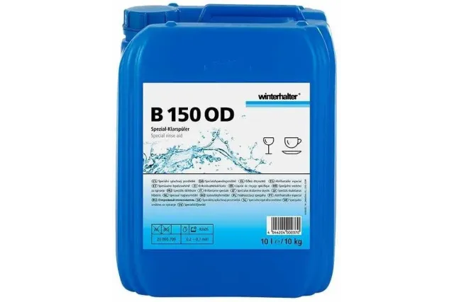 Winterhalter B150OD – specjalny nabłyszczacz do zmywarek przemysłowych, eliminacja zapachów, kanister 10L