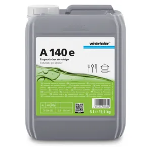 Winterhalter A140e – enzymatyczny środek do namaczania naczyń, usuwanie pozostałości białka, 5L Kanister