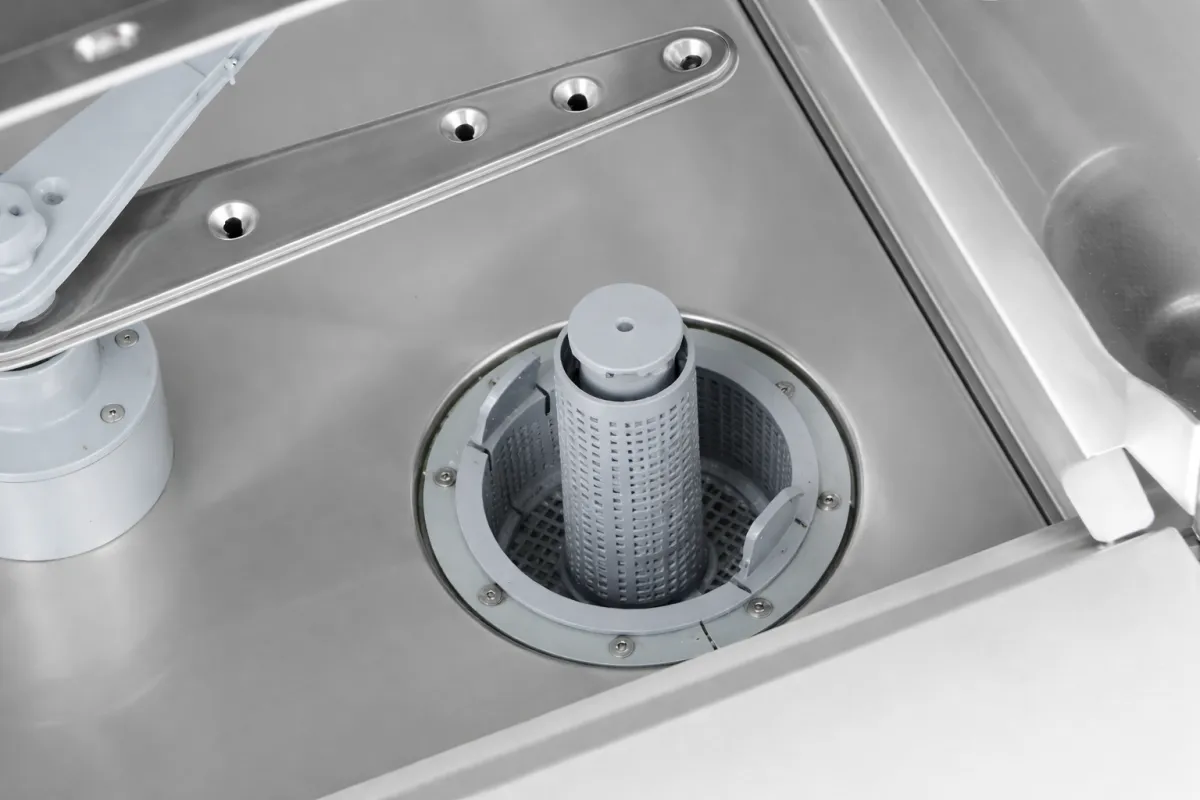 Zmywarka do naczyń 50x50  z dozownikiem detergentu i pompą spustową 230V/3600W 600x570x830mm Hendi 230251