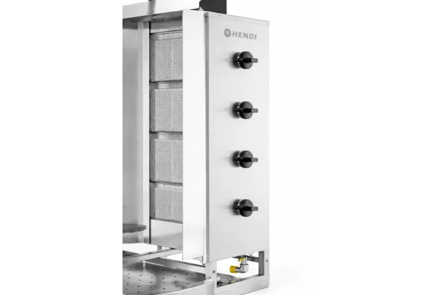 Kebab gazowy, Profi Line, 230V/16W, 13kW, 735x745x1110mm Hendi 226001