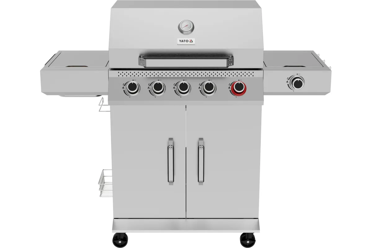 Grill Gazowy 5+1, 19kW stal nierdzewna Yato YG-20032