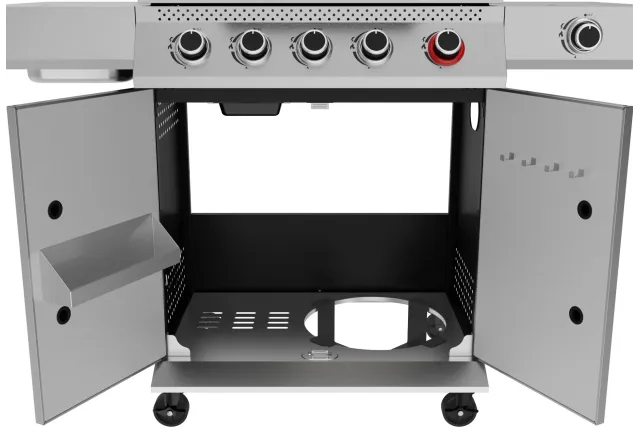 Grill Gazowy 5+1, 19kW stal nierdzewna Yato YG-20032