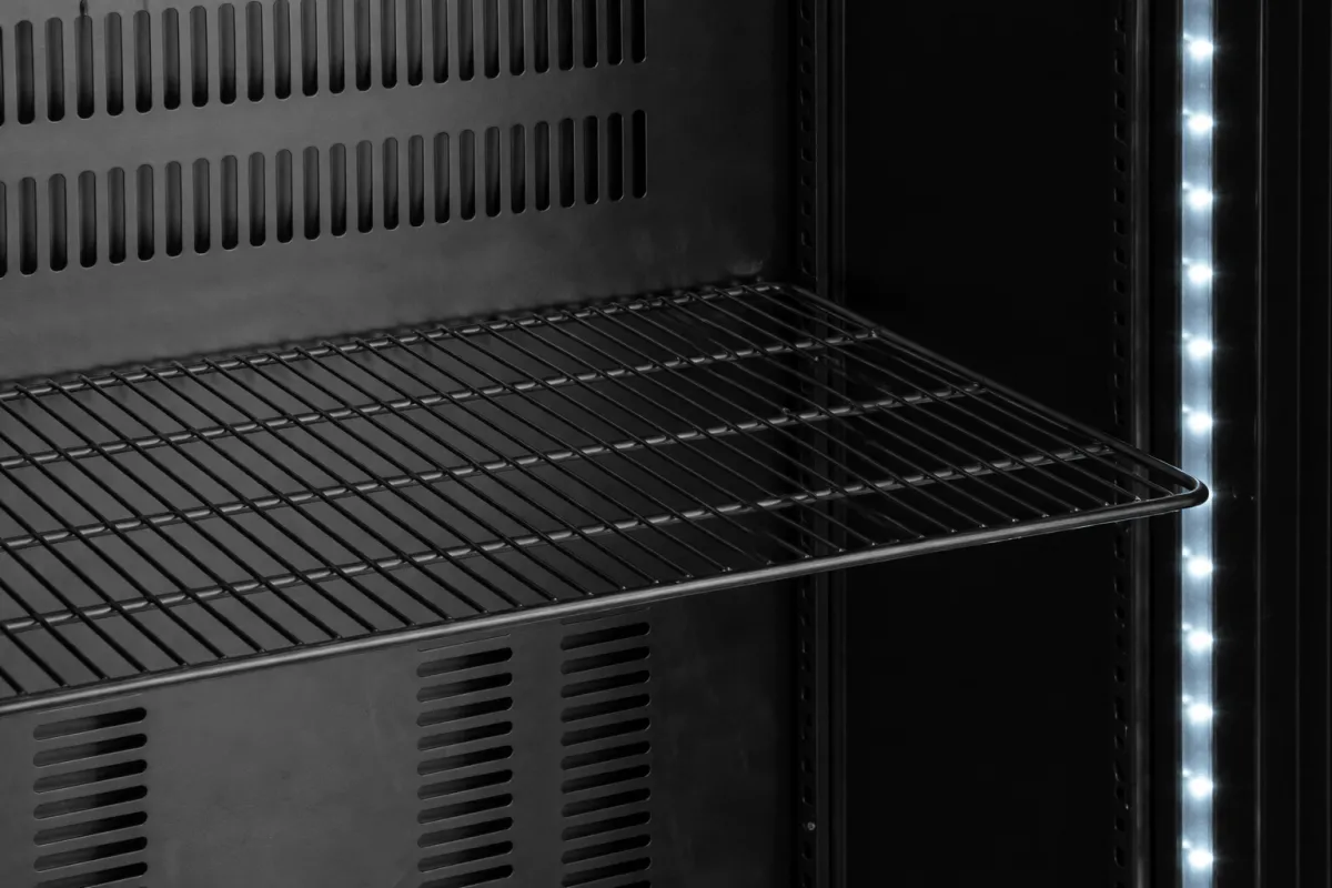 Lodówka barowa 1-drzwiowa, 243L, 600x530x(H)1820mm, czarna Arktic 236956