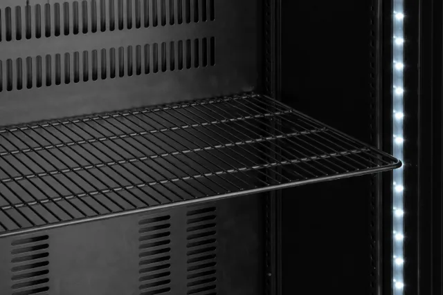 Lodówka barowa 1-drzwiowa, 243L, 600x530x(H)1820mm, czarna Arktic 236956