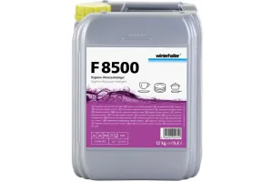 Winterhalter F8500 – uniwersalny detergent higieniczny do zmywarek przemysłowych, aktywny chlor, 12 kg