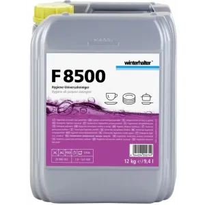 Winterhalter F8500 – uniwersalny detergent higieniczny do zmywarek przemysłowych, aktywny chlor, 12 kg