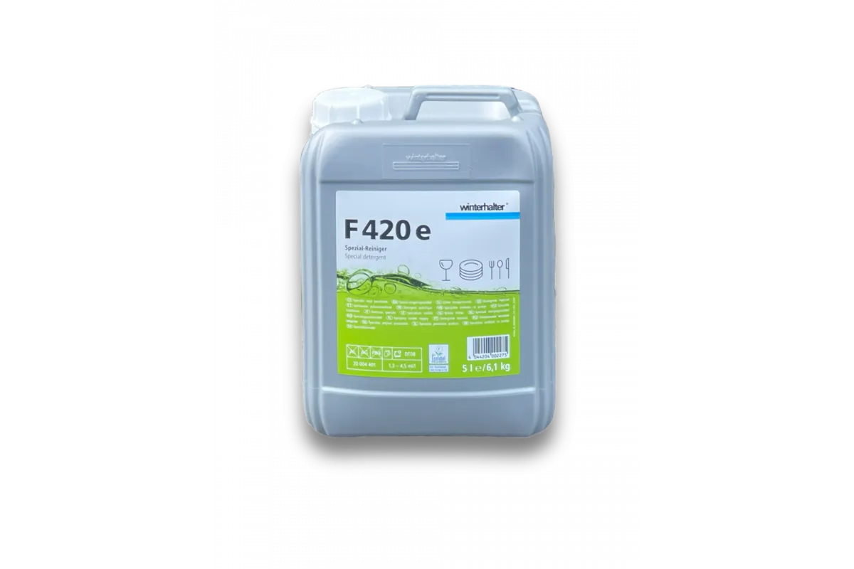 Winterhalter F420e – ekologiczny detergent bistro do zmywarek przemysłowych, do szkła i naczyń, 12 kg