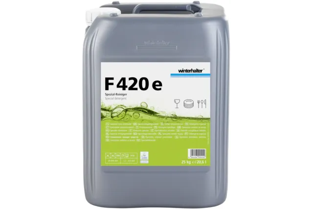 Środek czyszczący do słabo zabrudzonych naczyń, szkła i porcelany F 420e, 25 kg