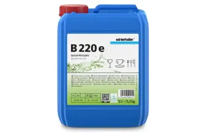Winterhalter B220e – ekologiczny kwaśny nabłyszczacz do zmywarek przemysłowych, kanister 5L