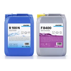 Płyn myjący i nabłyszczający do zmywarek - zestaw Winterhalter