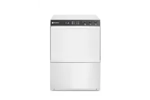 Zmywarka gastronomiczna podblatowa 50x50 Doppio z dozownikiem detergentu i pompą spustową 400V 4900W Hendi 237366