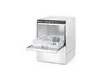 Zmywarka gastronomiczna podblatowa 50x50 Doppio z dozownikiem detergentu i pompą spustową 400V 4900W Hendi 237366