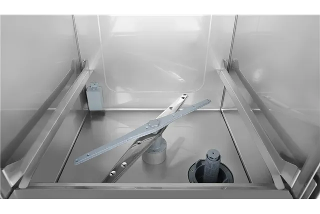 Zmywarka gastronomiczna podblatowa 50x50 Doppio z dozownikiem detergentu i pompą spustową 400V 4900W Hendi 237366