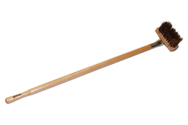 W - SZ - R ﻿Szczotka ze skrobakiem i włosiem ryżowym / mosiężnym Red Fox 00007312