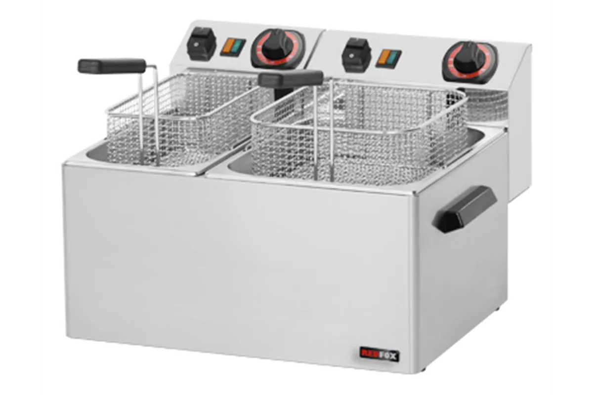 FE - 74 ﻿Frytownica elektryczna 8 + 5 l Red Fox 00000234