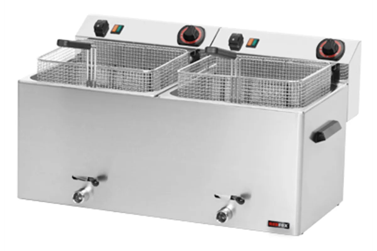 FE - 1010 T ﻿Frytownica elektryczna 11 + 11 l trójfazowa Red Fox 00000236