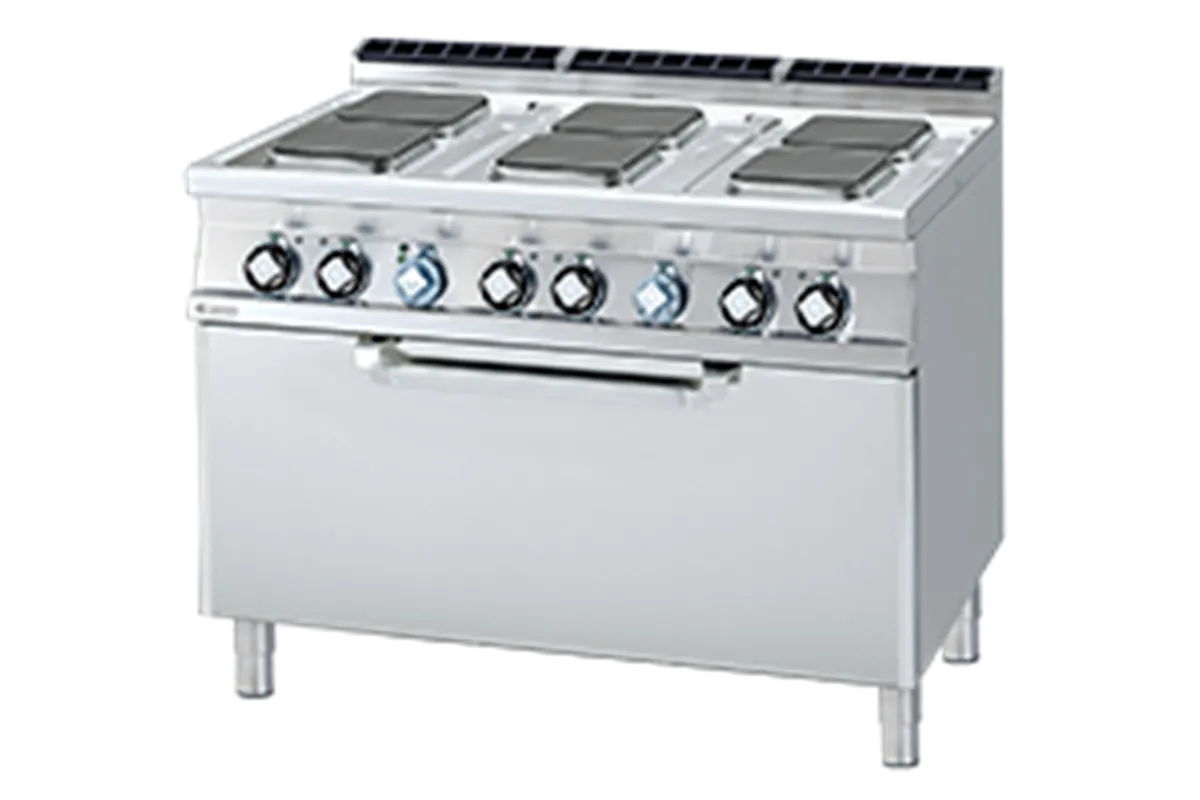 CFQ6-712 ET ﻿﻿Kuchnia elektryczna z piekarnikiem RM Gastro 00000965