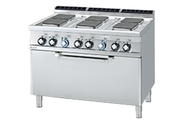 CFQ6-712 ET ﻿﻿Kuchnia elektryczna z piekarnikiem RM Gastro 00000965