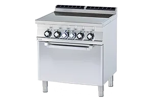 CFC4-78 ET ﻿﻿Kuchnia elektryczna ceramiczna z piekarnikiem RM Gastro 00000960