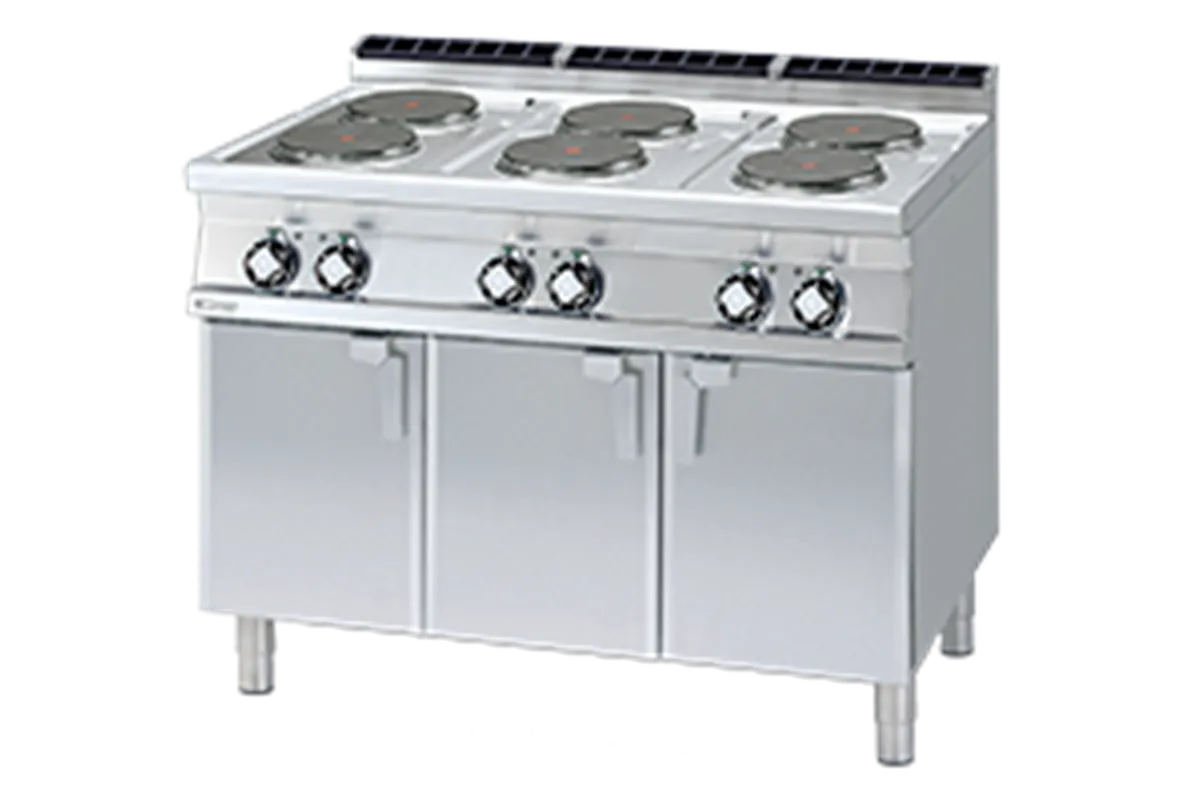 PC-712 ET ﻿﻿Kuchnia elektryczna z szafką RM Gastro 00000866