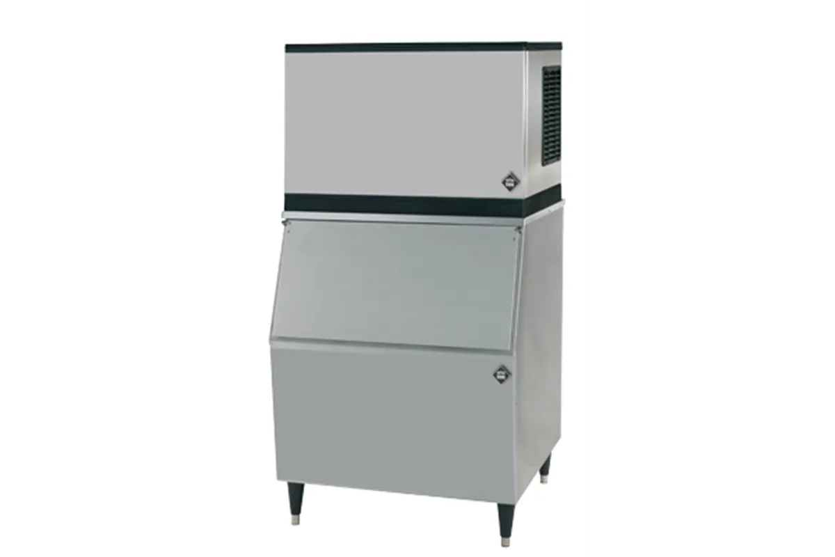 N - 215 AC ﻿﻿Kostkarka chłodzona powietrzem + zasobnik RM Gastro 00009866