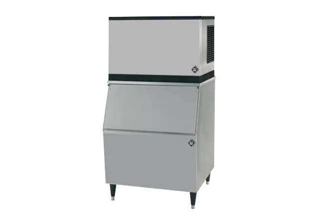 N - 215 AC ﻿﻿Kostkarka chłodzona powietrzem + zasobnik RM Gastro 00009866