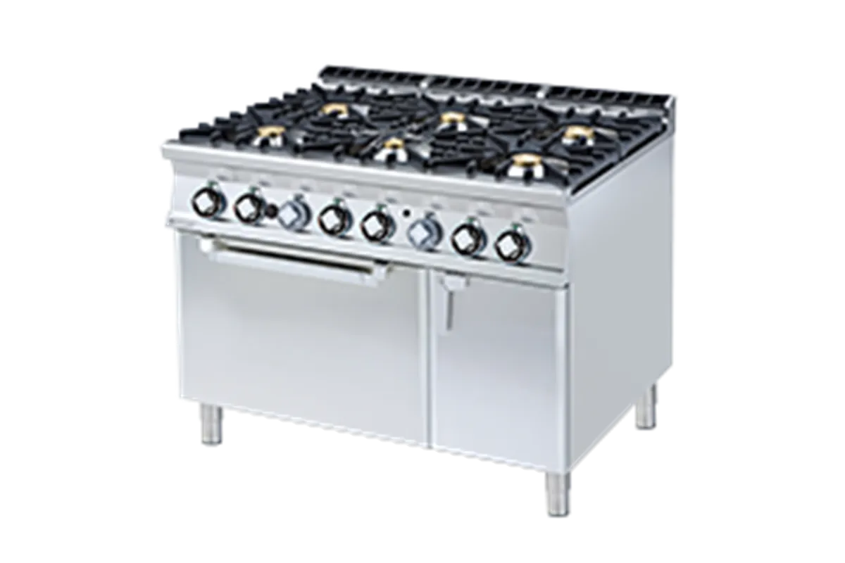 CF6-912 GV ﻿﻿Kuchnia ﻿z piekarnikiem gazowa RM Gastro 00001081