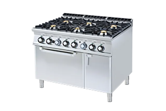 CF6-912 GV ﻿﻿Kuchnia ﻿z piekarnikiem gazowa RM Gastro 00001081