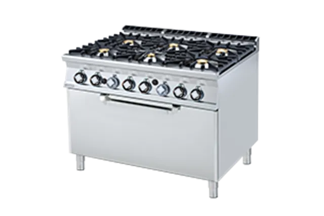 CF6-912 G ﻿﻿Kuchnia ﻿z piekarnikiem gazowa RM Gastro 00001082
