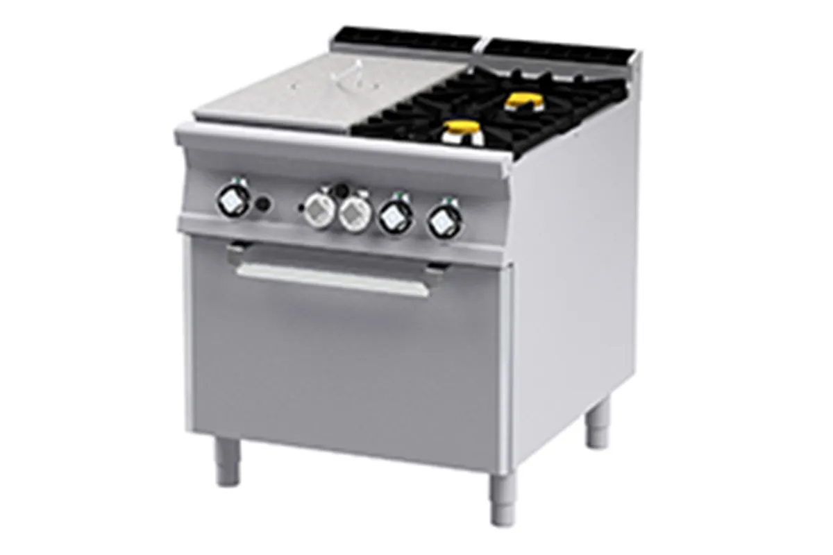 TPF2-98 G ﻿﻿Kuchnia żeliwna gazowa RM Gastro 00001092