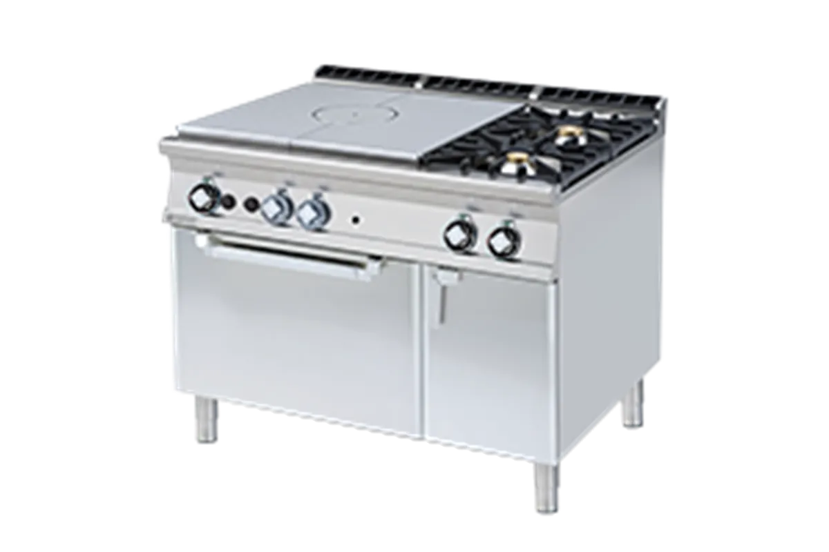 TPF2-912 GV ﻿﻿Kuchnia żeliwna z ﻿piekarnikiem gazowa RM Gastro 00001094