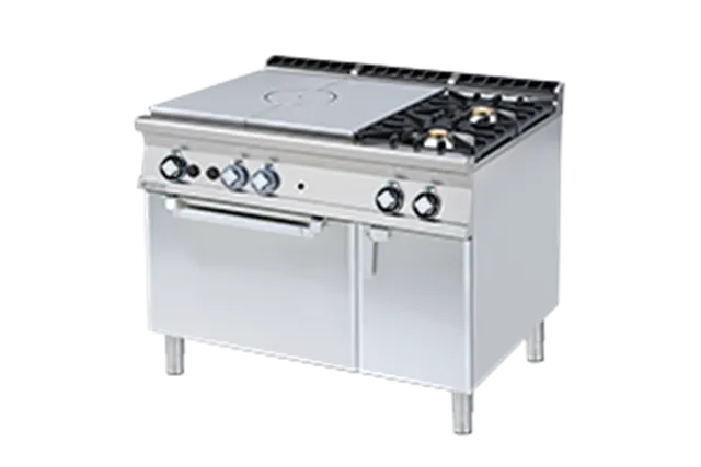 TPF2-912 GV ﻿﻿Kuchnia żeliwna z ﻿piekarnikiem gazowa RM Gastro 00001094