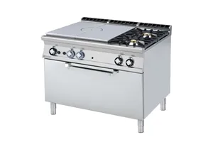 TPF2-912 G ﻿﻿Kuchnia żeliwna z ﻿piekarnikiem gazowa RM Gastro 00001096