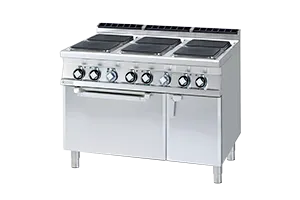 CFQ6-912 ETV ﻿﻿Kuchnia ﻿z piekarnikiem elektryczna RM Gastro 00001028