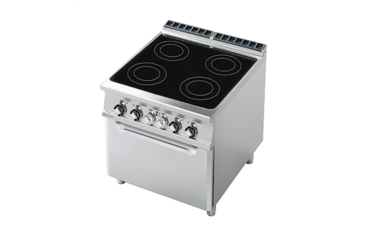 CFC4-98 ET ﻿﻿Kuchnia ﻿ceramiczna z piekarnikiem elektryczna RM Gastro 00001025