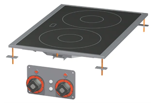 PCCD-68 ET ﻿Kuchnia stołowa ﻿ceramiczna elektryczna RM Gastro 00016718