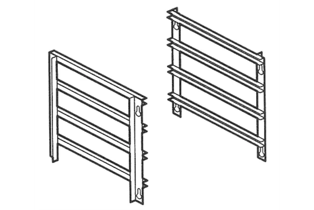 PT-74/94 ﻿﻿Prowadnice na pojemniki GN RM Gastro 00000987