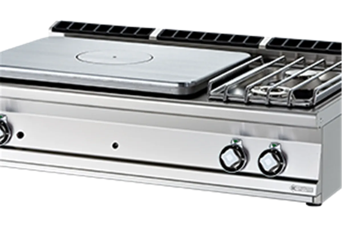 TP2T-712 G/P ﻿﻿Kuchnia żeliwna gazowa RM Gastro 00001191