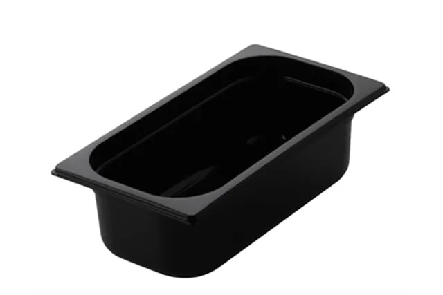 GNPC - 1/1-100 ﻿Pojemnik gastronomiczny GN z czarnego poliwęglanu Red Fox 00011213