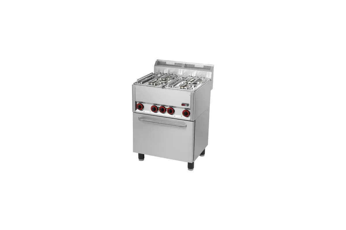 SPT 60 GL ﻿Kuchnia gazowa z piekarnikiem elektrycznym Red Fox 00000539
