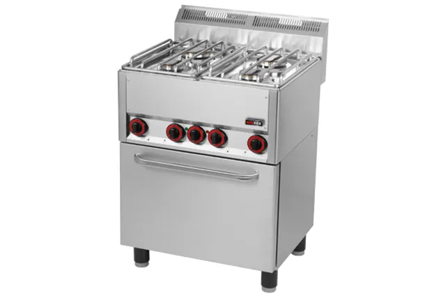 SPT 60 GL ﻿Kuchnia gazowa z piekarnikiem elektrycznym Red Fox 00000539