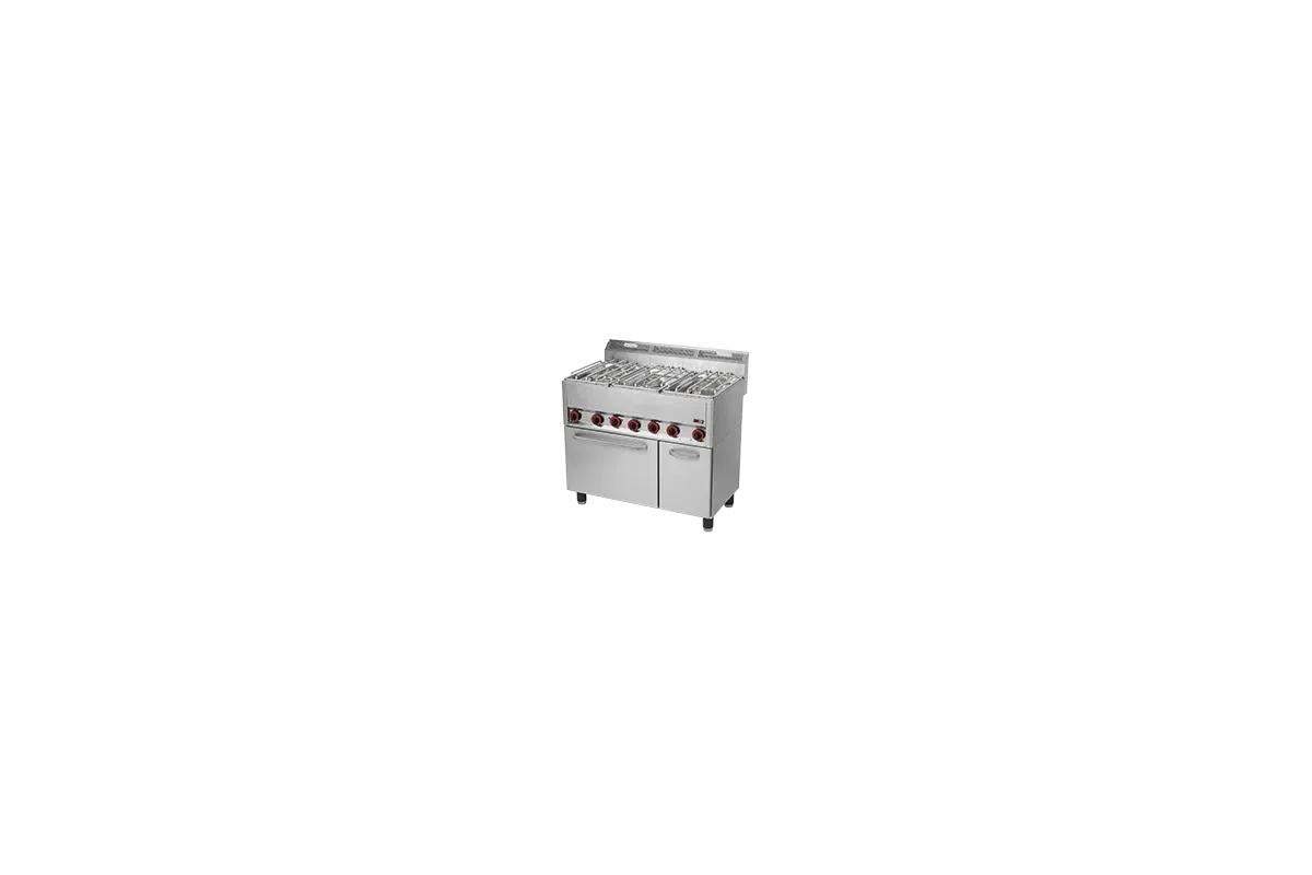SPT 90/5 GLS ﻿Kuchnia gazowa z piekarnikiem elektrycznym Red Fox 00000543