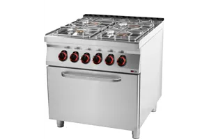 SPT 90/80 - 11 GE ﻿Kuchnia gazowa z piekarnikiem Red Fox 00007373