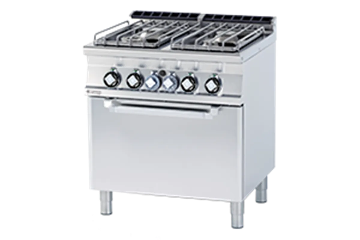 CF4-78 G/P ﻿﻿﻿Kuchnia z piekarnikiem gazowa RM Gastro 00000966