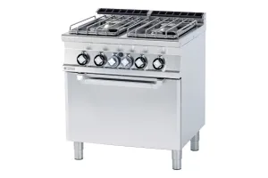 CF4-78 GE/P ﻿﻿Kuchnia gazowa z piekarnikiem elektrycznym RM Gastro 00000969
