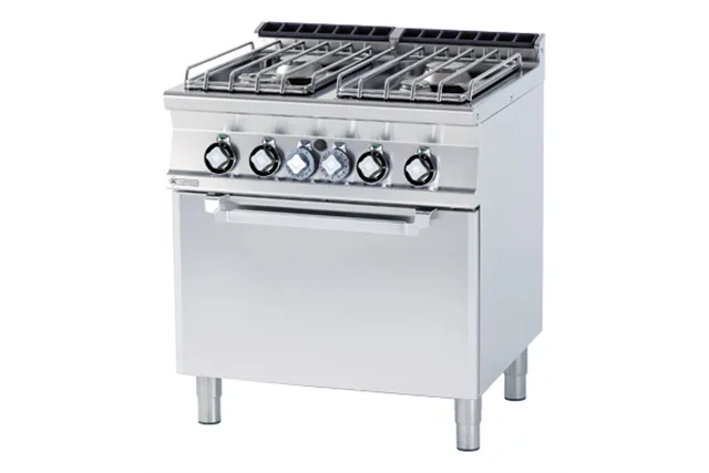 CF4-78 GE/P ﻿﻿Kuchnia gazowa z piekarnikiem elektrycznym RM Gastro 00000969